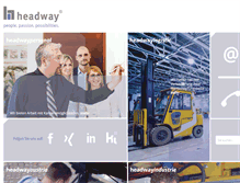 Tablet Screenshot of headway-group.com